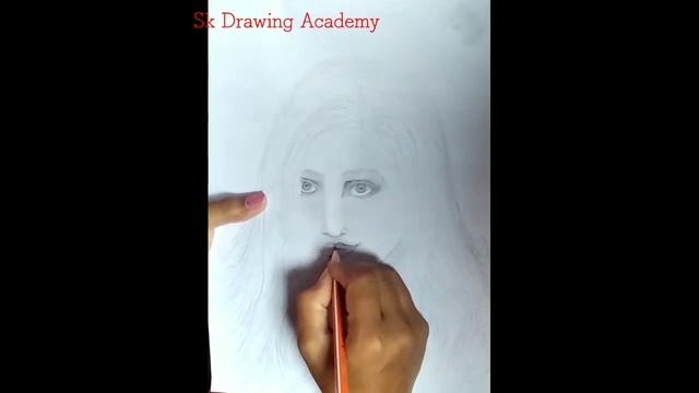 #Beautiful Girl Face #Open Hair!! Cute Girl pencil sketch#2020!!New Art For Girl images#Beauty смотреть онлайн