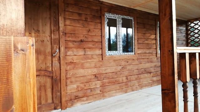 №880 Бытовка дачная с верандой 6 на 5м смотреть онлайн