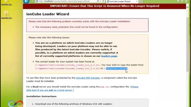 Localhost'a Ioncube Kurulumu Videolu Anlatım - rooteto.com смотреть онлайн