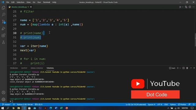 Python for beginners 47 : iterator & iterable смотреть онлайн