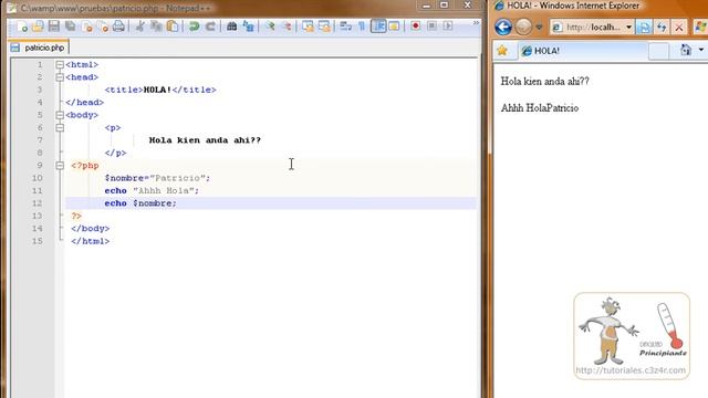 PHP Tutorial: Caracteres especiales(solucion a problema con ECHO) смотреть онлайн