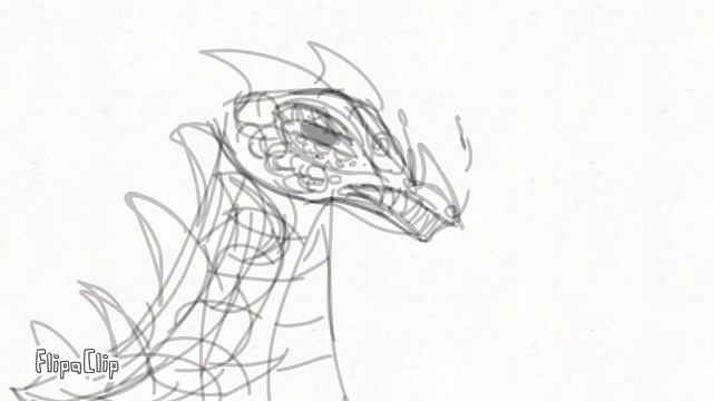 Dragon Breathing Fire Sketch | FlipaClip Animation Test смотреть онлайн