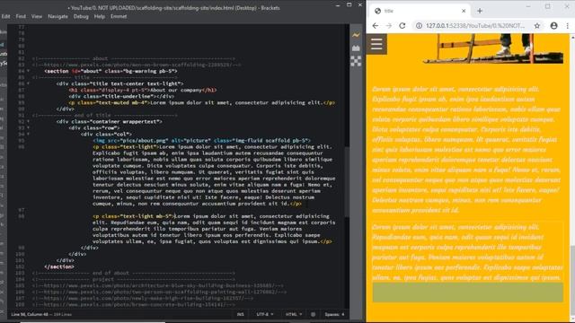 bootstrap 4 how to complete site scaffolding about section wrapping text around an image htm css смотреть онлайн