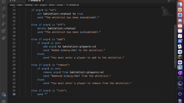 Custom /WHITELIST Command - Skripting Tutorials смотреть онлайн