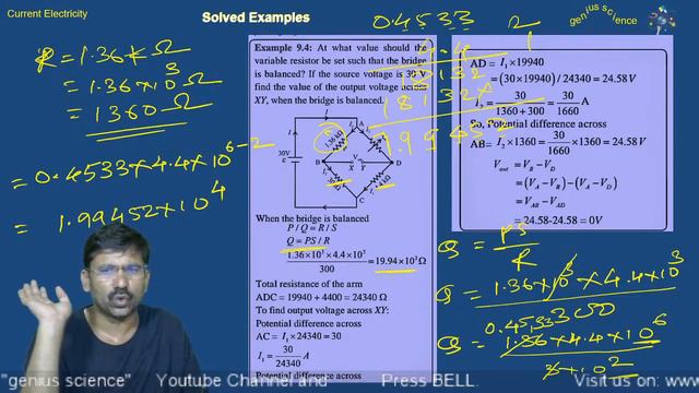 12th Physics | Current Electricity | Solved Example | Solved Numerical 9.4 | genius science смотреть онлайн