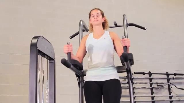 Блочный тренажер турник-брусья-отжимания с противовесом Body-Solid FCD-STK с весовым стеком 95 кг смотреть онлайн