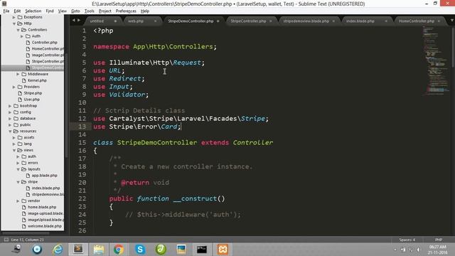 stripe payment integration in laravel 5 3 part 2 смотреть онлайн