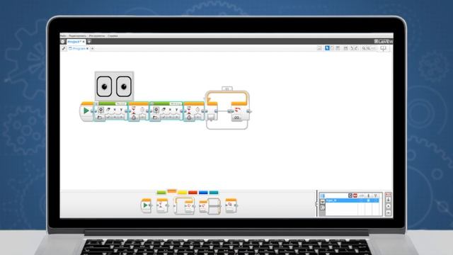 Программирование экрана в Lego EV3 Mindstorms смотреть онлайн