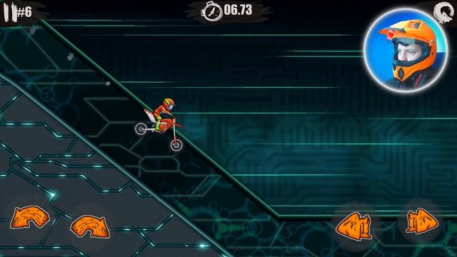 Moto X3M Bike Race Game Cyber World All Levels Gameplay Android смотреть онлайн