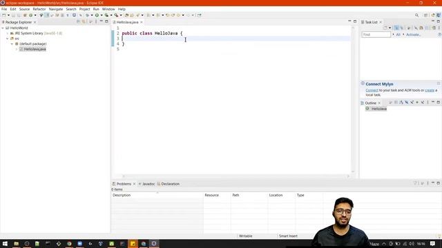 Core Java | Hello world program in eclipse tutorial смотреть онлайн