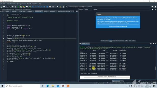 Practical Python programming project - Using Python to access and visualize stock market data смотреть онлайн
