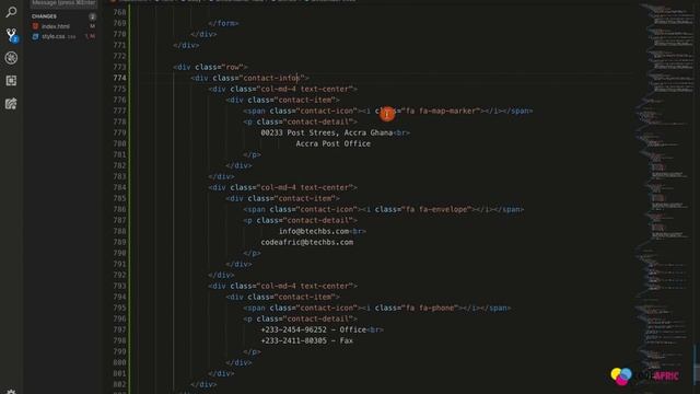 Learn How to Build a Modern Responsive Website with Html Css Bootstrap & Javascript in Part 10 смотреть онлайн