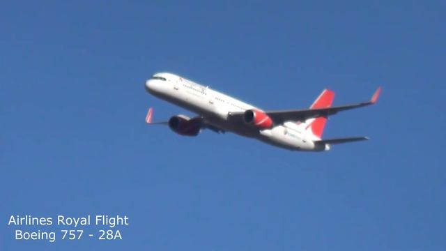 Airlines Royal Flight Boeing 757-28A смотреть онлайн