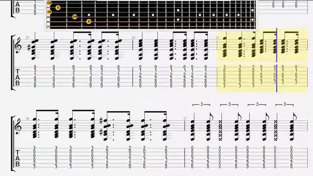 Beatles The   I 'm Only Slepping GUITAR TABLATURE