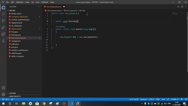 how to create object in java with example | java program for beginners in hindi смотреть онлайн