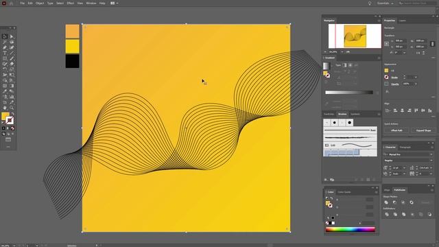 THIN GEOMETRY. BLEND TOOL | ADOBE ILLUSTRATOR TUTORIAL смотреть онлайн