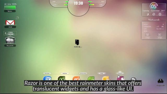 Best Rainmeter Skin For Windows 10 смотреть онлайн