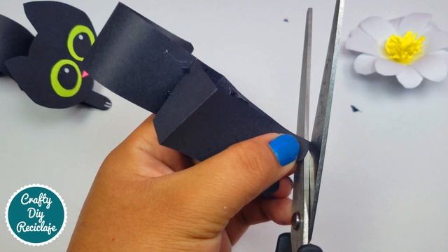 Origami Paper Cat | How to Make Paper Cat | Gato de papel | Manualidades para Halloween смотреть онлайн