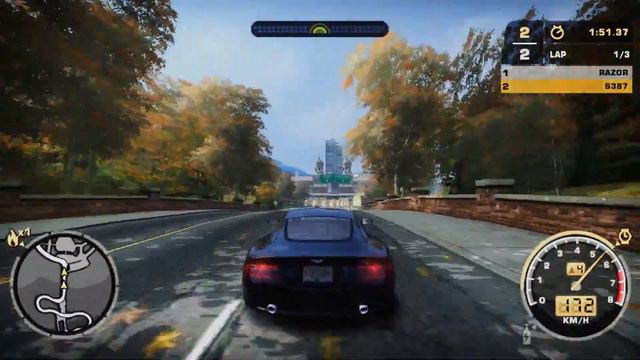 NFS Most Wanted - STOCK Aston Martin DB9 vs. Razor смотреть онлайн