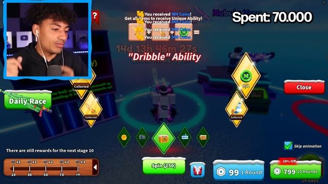 Spending $1,536,783 For The NEW ABILITY In Blade Ball смотреть онлайн