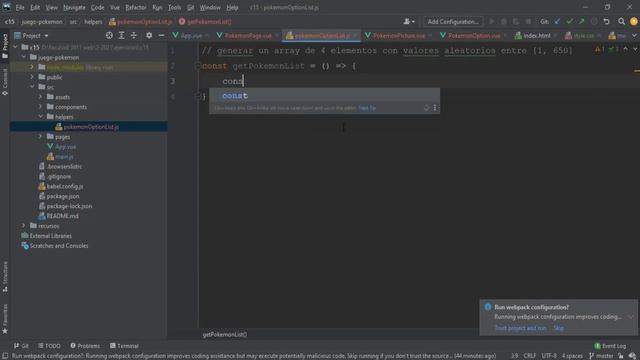 15 - ¿Quien Es Este Pokemon? - VUE 3