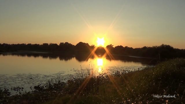 Beautiful Nature And Gentle Sunset On The River | Great Music For Meditation And Deep Sleep