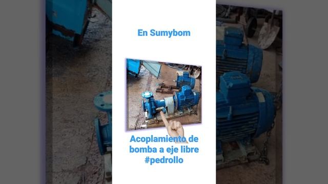 Acoplamiento de #bomba a eje libre #pedrollo a #motoreléctrico... #sumybom #importador #pedrollo смотреть онлайн