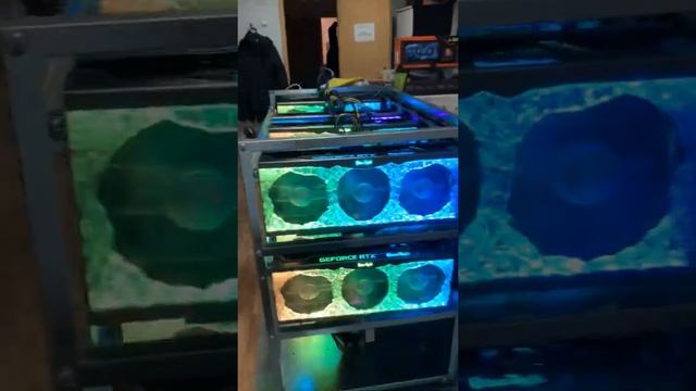 Майнинг Ферма (mining) RTX 3070Ti GameRock 650 MH на эфире! Сделали под клиента ??? смотреть онлайн