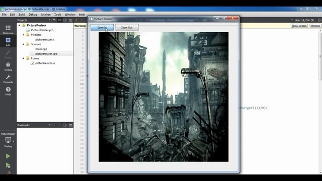 Qt UI: How to resize image by Qt ? Image Resizer смотреть онлайн