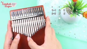 Demon Slayer : Kimetsu no Yaiba (Opening) LiSA - Gurenge | Kalimba Cover with Tabs ♡