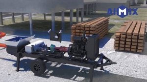 Стационарный бетононасос китай