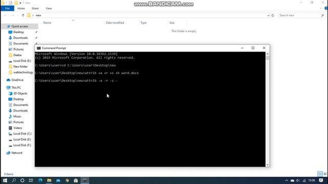 Hiding Files or Folders| Windows Command Prompt смотреть онлайн