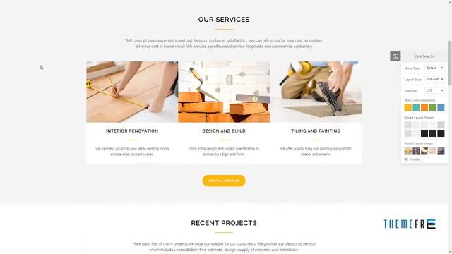 Renovate - Construction Renovation WordPress Theme Ansel Xzavier смотреть онлайн