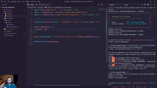 Storybook & Atomic Design - 1.4. - Our Global Application Wrapper смотреть онлайн