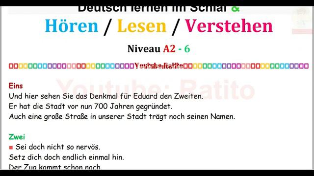 A2 Deutsch Hören Lernen 2.2 смотреть онлайн