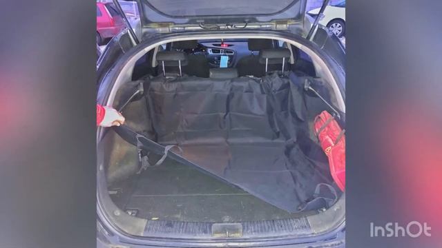 Универсальная защитная накидка в багажник или салон автомобиля смотреть онлайн