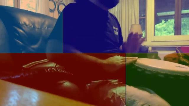 Playing Djembe Toca and Buffalo Drum - Shamanic смотреть онлайн