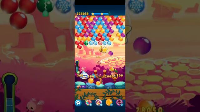 Angry Birds Pop Bubble Shooter- Level 566 3 STARS NO BOOSTERS #angrybirdspopbubbleshooter смотреть онлайн