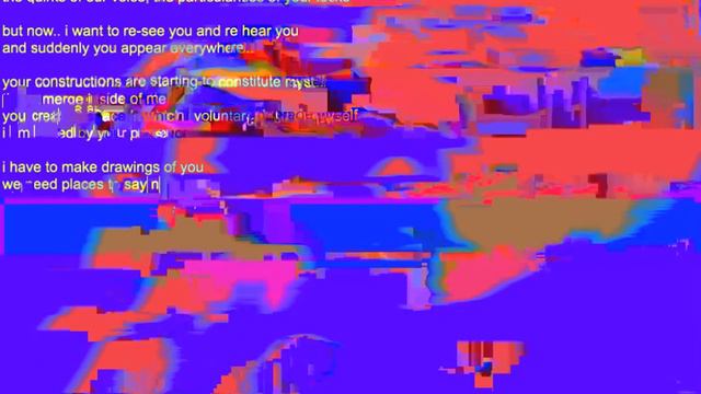 Poem to mr Compression // WMV lowquality, datamoshed. смотреть онлайн