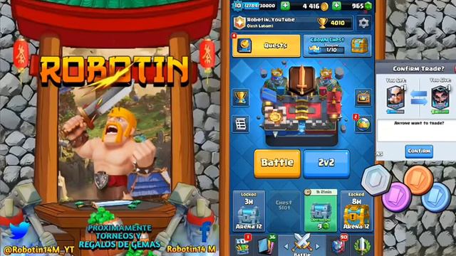 Nueva carta, Trade Tokens (Tips) /Español Latino /Clash Royale [Robotin14M] смотреть онлайн