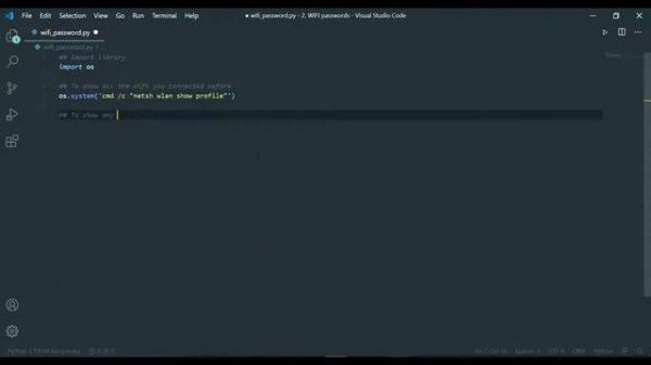 | Python WIFI password finder | Show all connected WIFI | Python Simple Module |