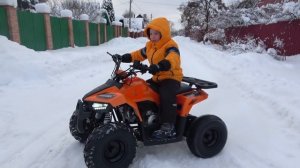 Baby biker test drive NEW Quad Bike Супер Лев купил Новый Детский Квадроцикл