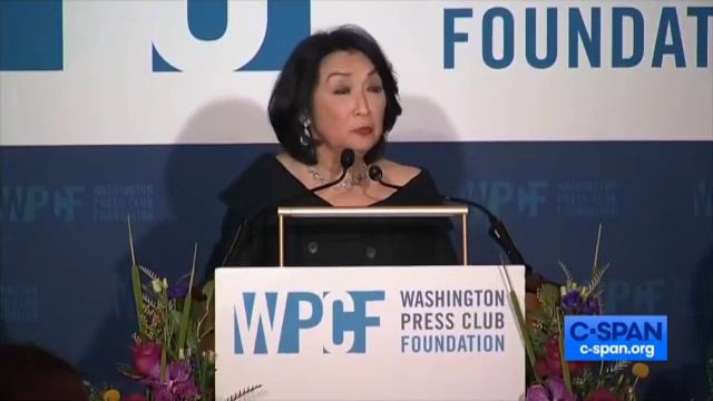 Connie Chung story: Interviewing Nixon - with a Nixon impression: "He decided to ask me a question" смотреть онлайн