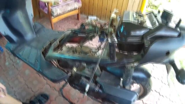 Установка 100 сс на скутер 139QMB "ИЗ ПОНИ В ЖЕРЕБЦА" часть 5 смотреть онлайн