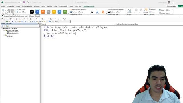 Como usar xlHAlignDistributed com VBA, HorizontalAlignment manipular com VBA, alinhar textos com VB смотреть онлайн