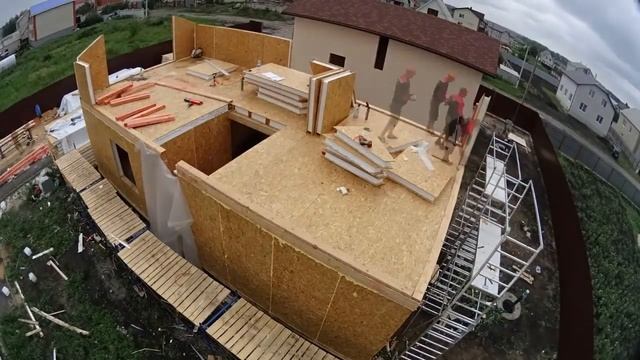 строительство дома из сип-панелей за 4 минуты смотреть онлайн