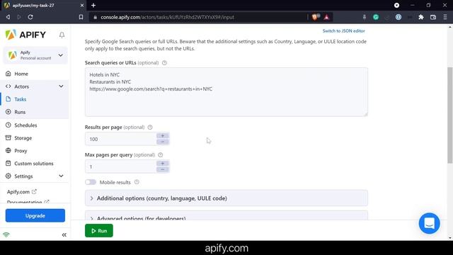 How to extract data from Google Search with Google SERPs Scraper смотреть онлайн