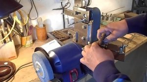 Гриндер своими руками на базе заточного станка и приспособления для ножеделания (экономвариант)