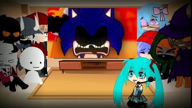 Friday Night Funkin Mods react to Sonic.exe Too slow,You cant run part 1/3 смотреть онлайн