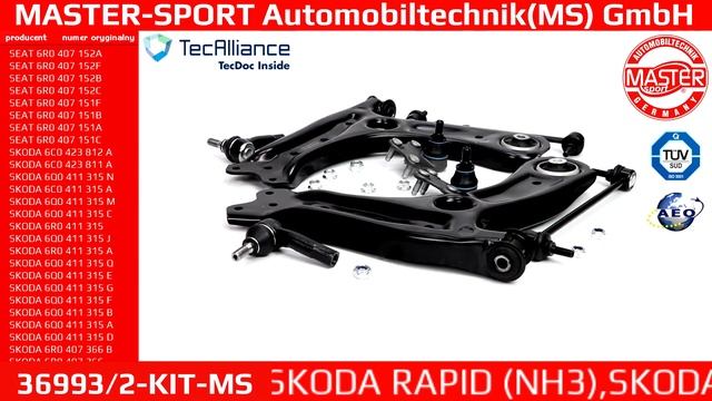 36993/2 KIT-MS | CONTROL ARM | Master-Sport-Automobiltechnik (MS) GmbH смотреть онлайн